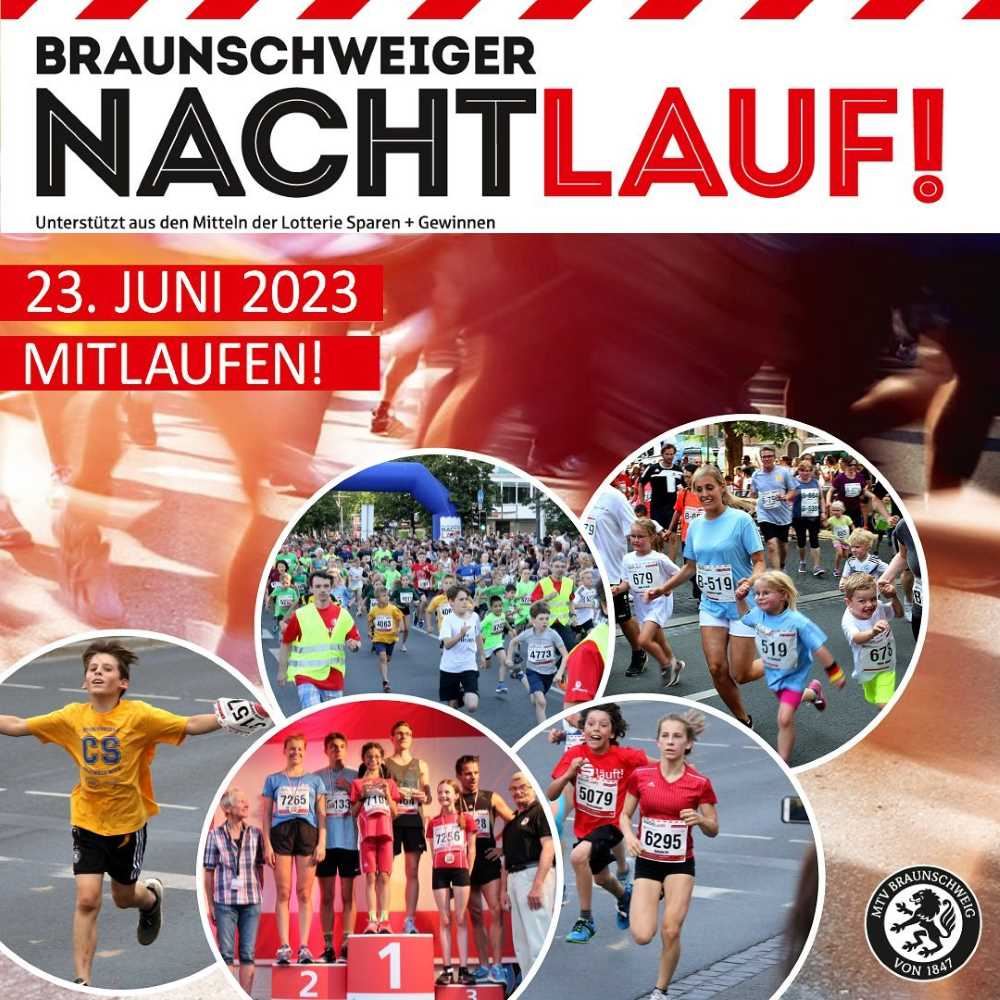 Der 37. Braunschweiger Nachtlauf am 23. Juni 2023